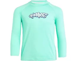 Nike Kids комплект с длинным рукавом Hydroguard и шортами Volley 5 дюймов (12.7 см) для плавания