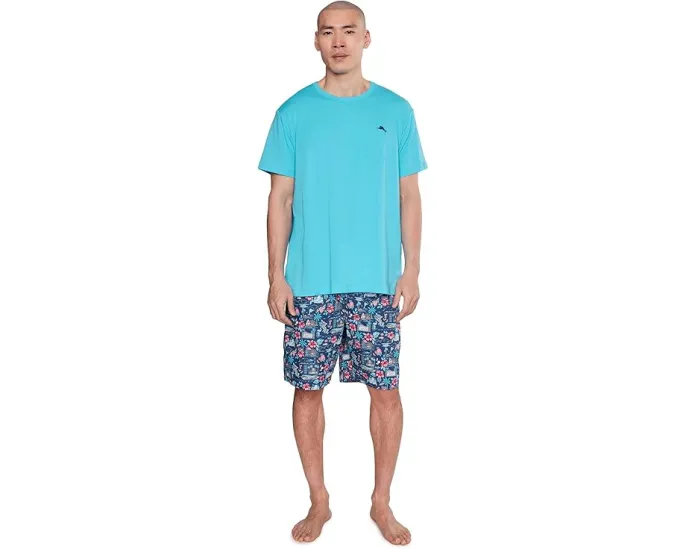 Футболка Tommy Bahama из хлопка и модала с коротким рукавом