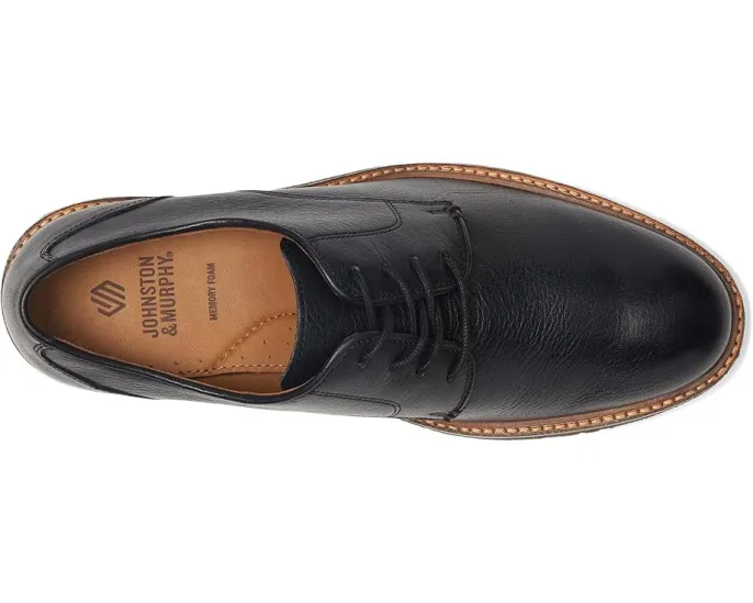 Johnston & Murphy Calder Plain Toe с влагоотводящей подкладкой и подошвой из натурального крепа