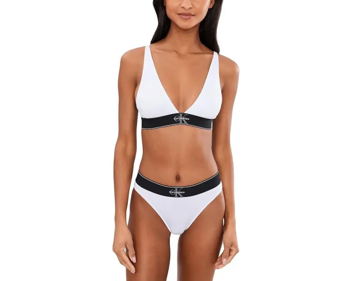 Graphic Lightly Lined Triangle Bralette