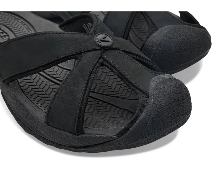 Сандалии KEEN Bali Leather Slide с защитой для пальцев и быстросохнущими ремнями