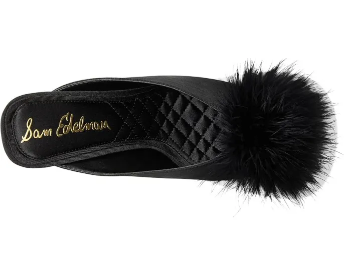 Туфли Witney с меховым помпоном и квадратным носком Sam Edelman