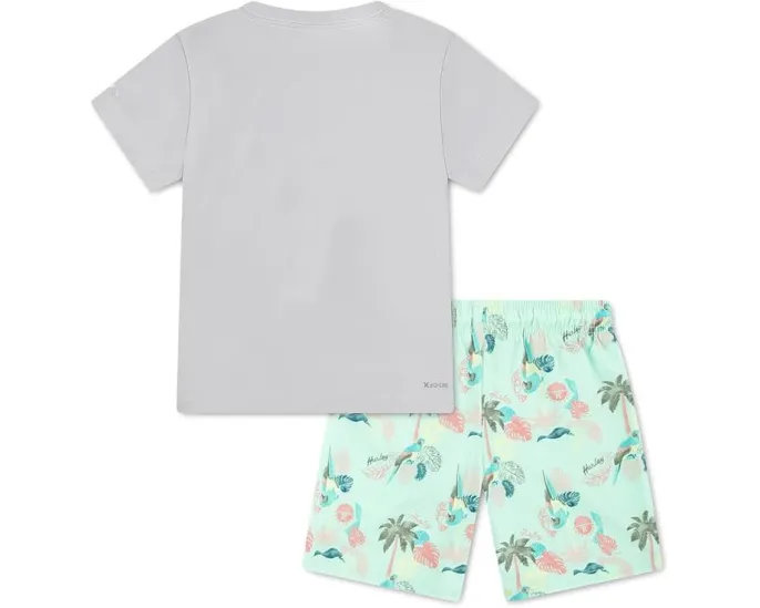 Hurley Kids купальный комплект Parrot-Dise с тропическим принтом