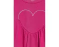 Платье Hatley Very Berry с аппликацией в виде сердца