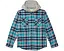 Kid's Fleece-Lined Flannel Shirt, Hooded Plaid