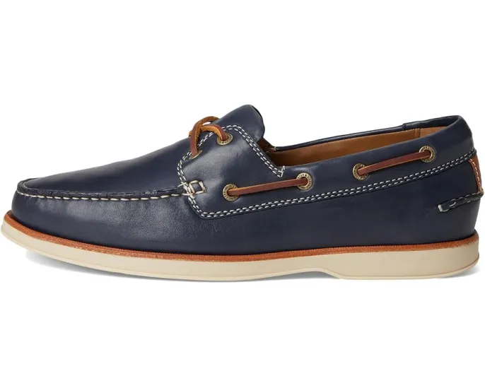 Johnston & Murphy Monaco 2-Eye Boat Shoe мокасины из мягкой кожи с рафией