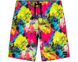 Шорты Hurley Kids Watercolor Splash с четырехсторонним растяжением