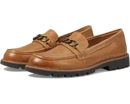 Лоферы Comfortiva Linz из кожи с цепочкой и квадратным каблуком