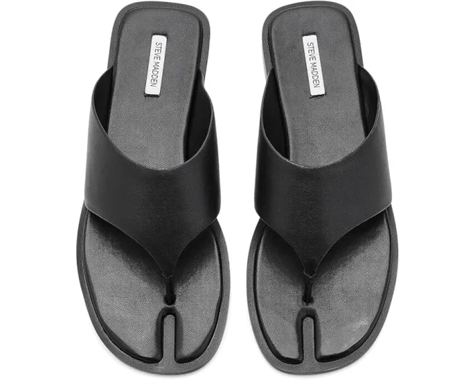 Steve Madden Шлепанцы Illia из черной кожи