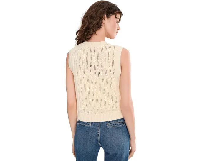 Кардиган-топ Splendid Luca с ажурной вязкой и застежкой на пуговицах