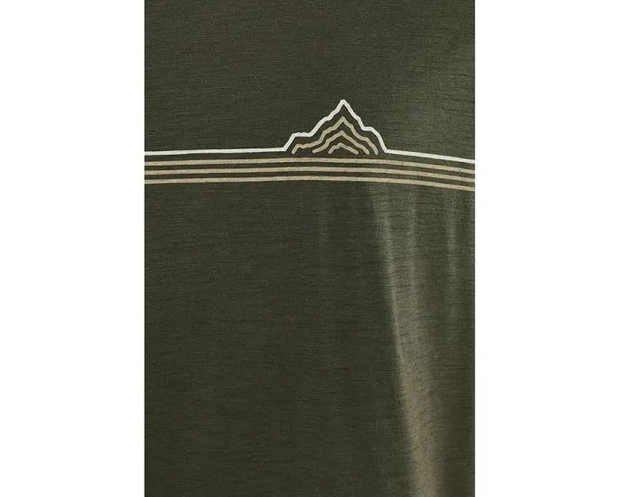 Футболка Icebreaker Merino 150 Tech Lite с коротким рукавом и полосками из мериносовой шерсти