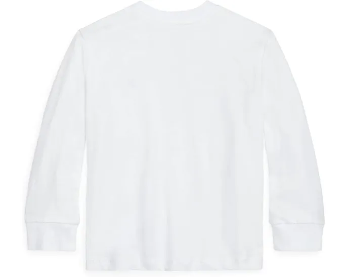 Футболка Cotton Jersey с длинным рукавом от Polo Ralph Lauren для малышей