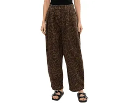 Джинсовые брюки AllSaints Becca с прямыми штанинами и принтом