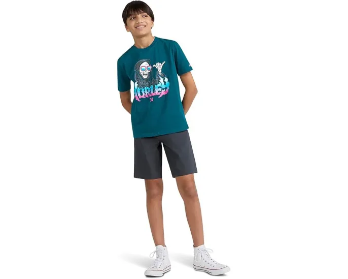 Футболка Hurley Kids Gnarly Gnelly с дерзким принтом для детей