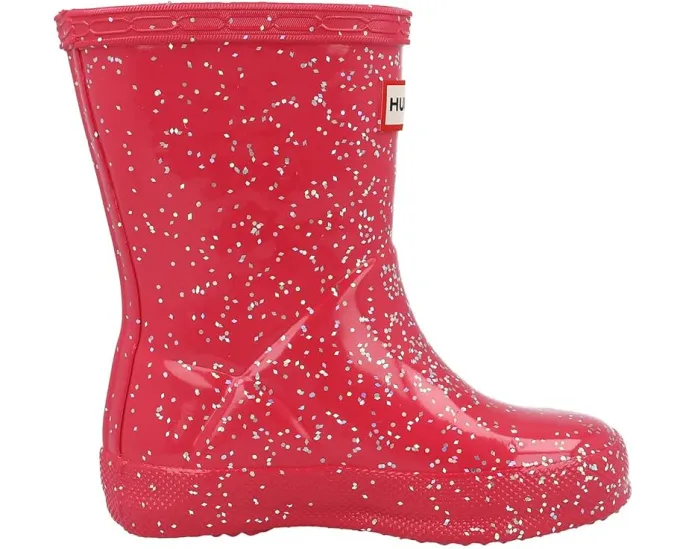 Детские резиновые сапоги Hunter Kids Original First Classic с блестками