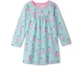 Ночная сорочка с длинным рукавом Hatley Kids для детей с бантом и сборками