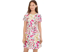 Короткое платье Adrianna Papell с принтом из ткани микадо