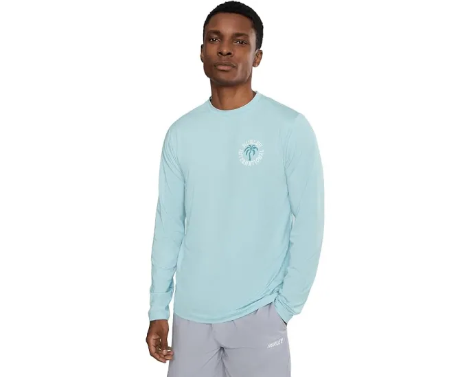 Лонгслив Hurley Hybrid с длинным рукавом и защитой UPF 50+