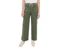 Широкие брюки Paige Ari с завязкой на поясе в цвете Vintage Ivy Green