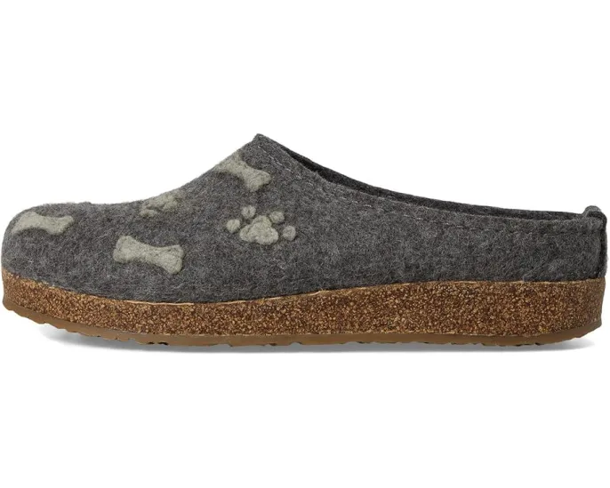 Клоги Haflinger Buckle из шерсти с пробковой стелькой и пряжкой