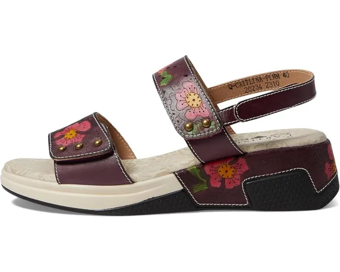 Сандалии Caitlina с ручной росписью цветов и ремешком на щиколотке L'Artiste by Spring Step