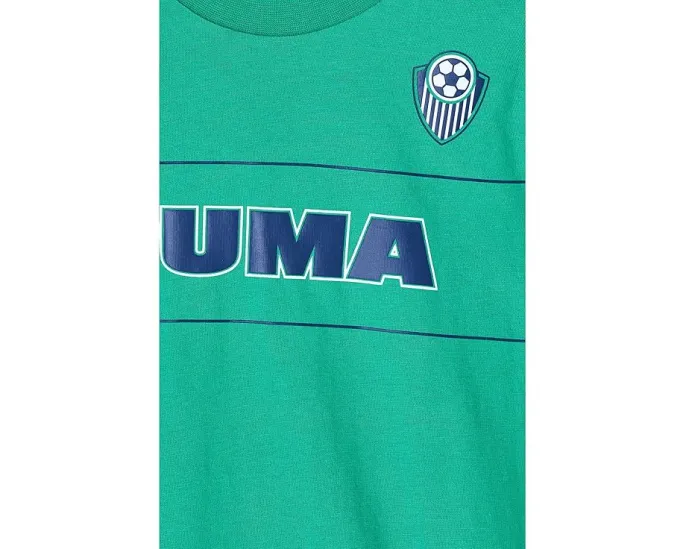 Детский набор футболка Puma с принтом и флисовые шорты