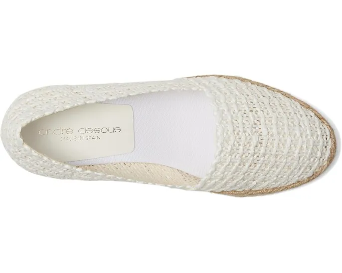 Босоножки Andre Assous Patti на танкетке из рафии