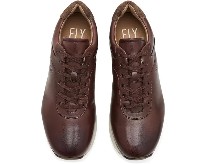 Кроссовки FLY LONDON Meks518Fly из кожи с клиновидной подошвой