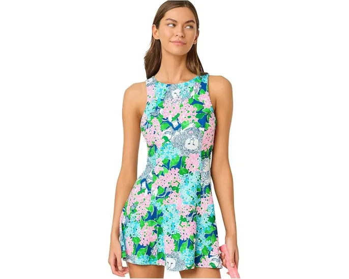 Платье Westley Active Dress с защитой UPF 50+ и вшитыми шортами Lilly Pulitzer