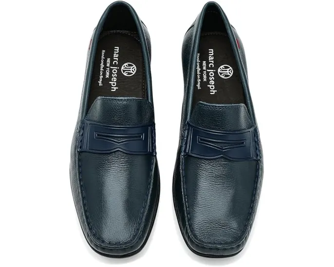 Мокасины Davidson St Marc Joseph New York из зернистой кожи