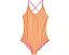 Ripple Texture Lace Up One Piece (Little Kid/Big Kid)