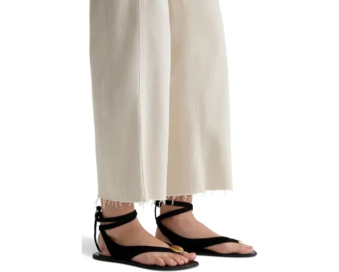Джинсы AG Jeans Saige Wide Leg с завышенной талией из Opal Stone