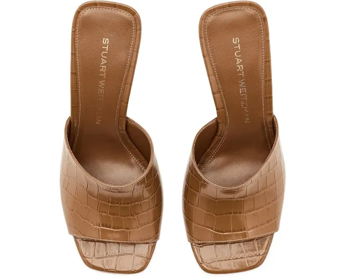 Босоножки Vinnie Wedge Mule 85 Stuart Weitzman на танкетке