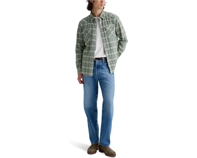 Джинсы Felix Vintage Straight от AG Jeans с застёжкой на пуговицах