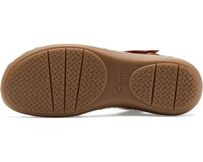 Повседневные сандалии Clarks Cecily Mix из гладкой кожи с мягкой амортизацией