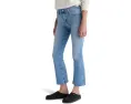 Джинсы AG Jeans Farrah Mid Rise Crop Boot укороченные с расклешенным низом
