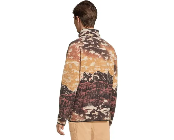 Толстовка Columbia Helvetia II Printed Half Snap Fleece с начесом и принтом