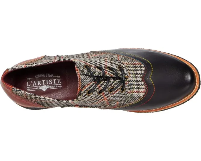 Оксфорды Muggiasti с ручной росписью и шерстяным верхом от L'Artiste by Spring Step