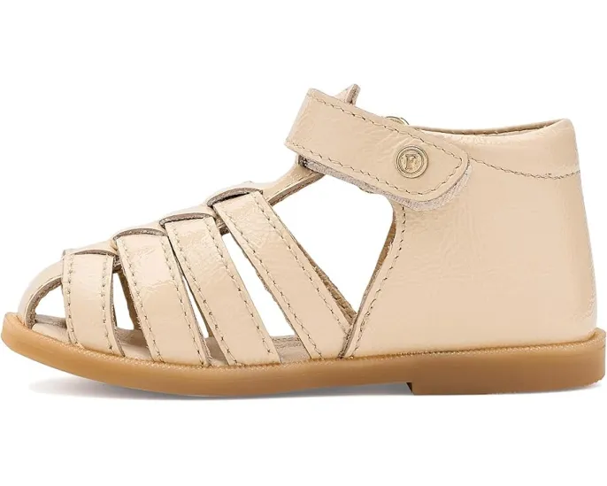 Детские сандалии Falcotto Wakatobi Naturino с блестящим верхом и застежкой на липучке