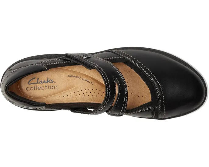 Спортивные балетки Clarks Bryianne Janey с застежкой на липучке и стелькой Ultimate Comfort