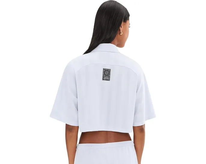 Кроп-поло PUMA BMW M Motorsport Lifestyle из жаккарда с дизайном по мотивам M3 E46