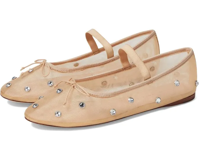 Балетки Loeffler Randall Leonie из плетеной кожи с бантом