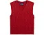 Хлопковый жилет с косой вязкой Polo Ralph Lauren Kids для малышей и младших детей