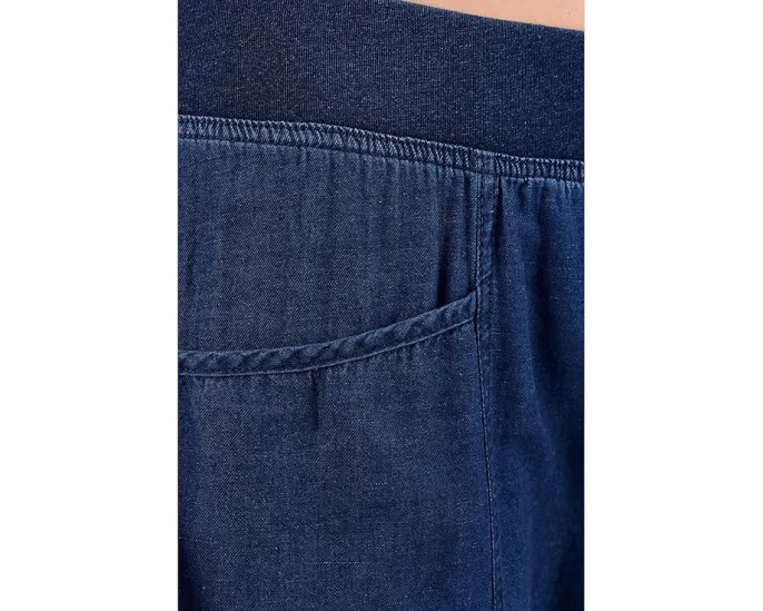 Широкие брюки XCVI Dugan Wide Leg с эластичным поясом из хлопка и льна