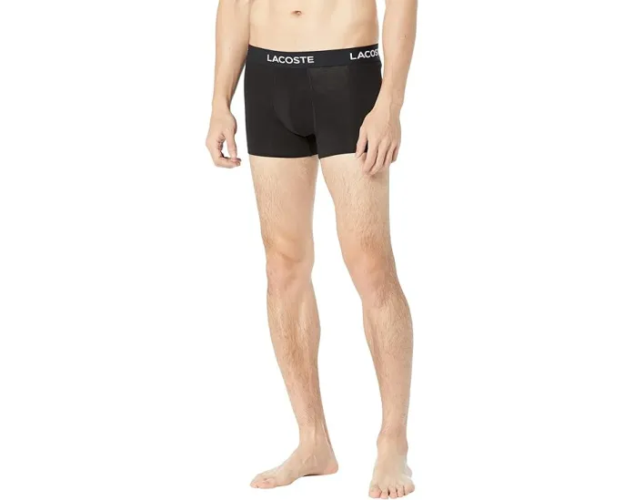 Трусы боксеры Lacoste 5 Pack Cotton Stretch Trunks с эластичным поясом