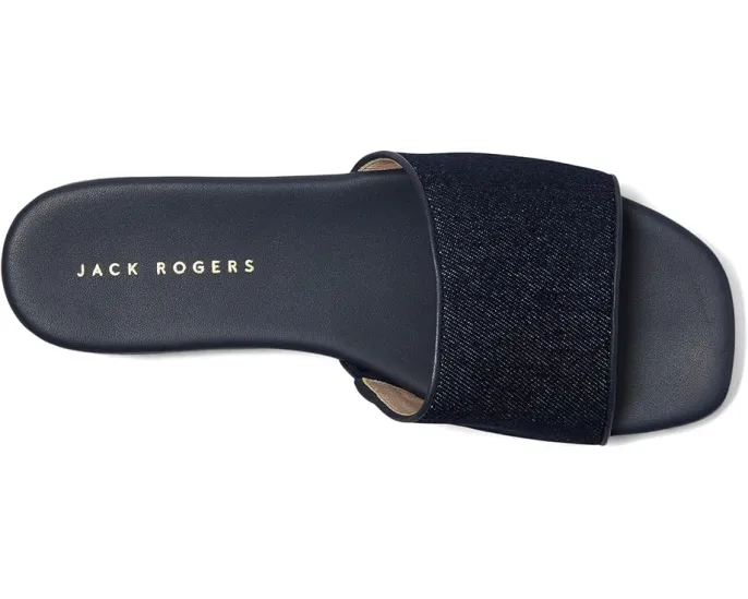 Сандалии Jack Rogers Bay Flatform на платформе с верхом из кожи и подошвой из резины