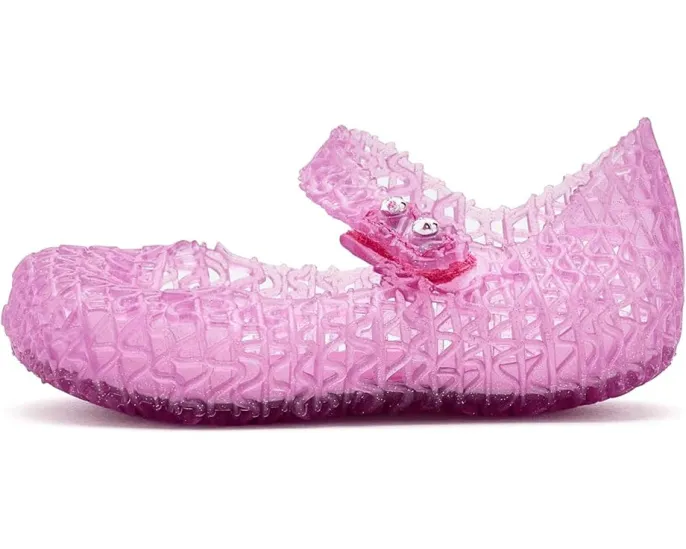 Обувь Mini Melissa Mini Campana Papel BB для малышей с ремешком на липучке