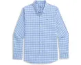 Детская рубашка vineyard vines Skysail Gingham с клеткой и охлаждающим эффектом