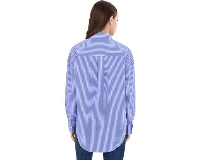 Свободная рубашка Coastal Poplin из органического хлопка от Faherty