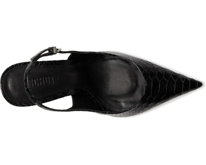 Schutz Michelle туфли на платформе с принтом под змею и ремешком